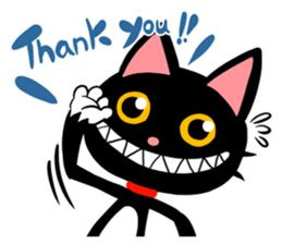 Blake is laughing cat sticker #9171214