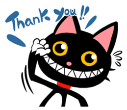 Blake is laughing cat sticker #9171214