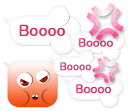 The balloon talks. - English ver. - sticker #9211135