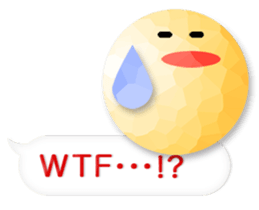 The balloon talks. - English ver. - sticker #9211136