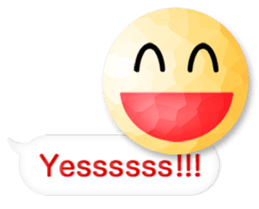 The balloon talks. - English ver. - sticker #9211138