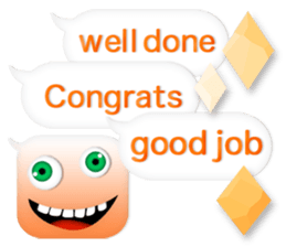 The balloon talks. - English ver. - sticker #9211141