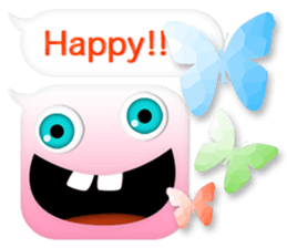 The balloon talks. - English ver. - sticker #9211142