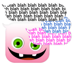 The balloon talks. - English ver. - sticker #9211144