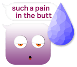 The balloon talks. - English ver. - sticker #9211145