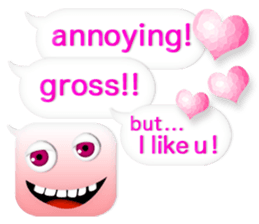 The balloon talks. - English ver. - sticker #9211147