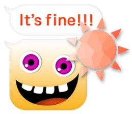 The balloon talks. - English ver. - sticker #9211151