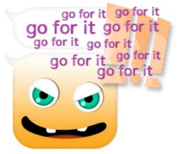 The balloon talks. - English ver. - sticker #9211157