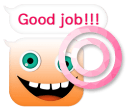 The balloon talks. - English ver. - sticker #9211158