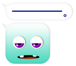 The balloon talks. - English ver. - sticker #9211165