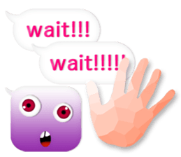 The balloon talks. - English ver. - sticker #9211167