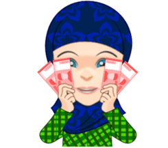 Kerudung Warni sticker #9241922