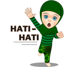 Kerudung Warni sticker #9241923