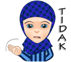 Kerudung Warni sticker #9241926