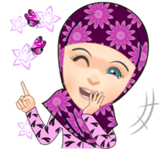 Kerudung Warni sticker #9241928
