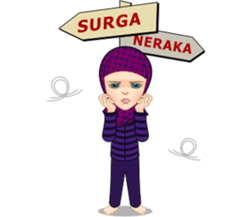 Kerudung Warni sticker #9241930