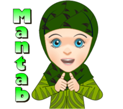 Kerudung Warni sticker #9241931