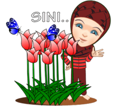 Kerudung Warni sticker #9241935