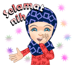 Kerudung Warni sticker #9241936