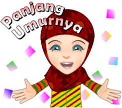 Kerudung Warni sticker #9241937