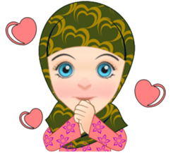 Kerudung Warni sticker #9241939