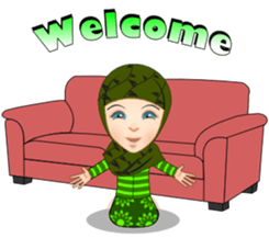 Kerudung Warni sticker #9241955