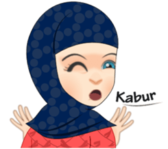 Kerudung Warni sticker #9241959