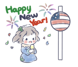 Mutsuki chan@Hanafuda Girl (New Year) sticker #9250769