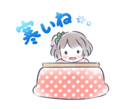 Mutsuki chan@Hanafuda Girl (New Year) sticker #9250797