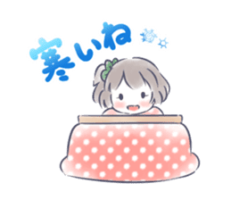 Mutsuki chan@Hanafuda Girl (New Year) sticker #9250797