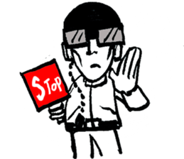 Biker of Qing Dynasty sticker #9264860