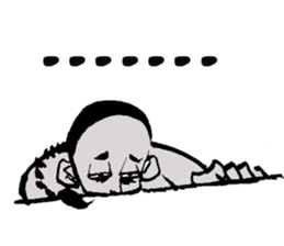 Biker of Qing Dynasty sticker #9264880