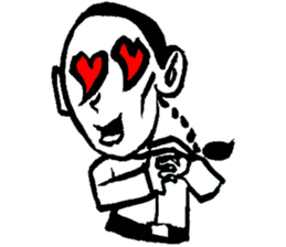 Biker of Qing Dynasty sticker #9264881