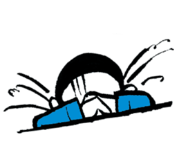 Biker of Qing Dynasty sticker #9264891