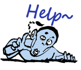 Biker of Qing Dynasty sticker #9264893