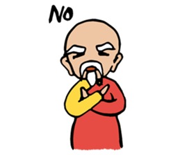 Blessing ( Abbot and Monk ) sticker #9275553