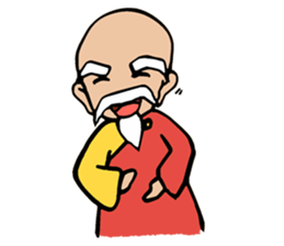 Blessing ( Abbot and Monk ) sticker #9275555
