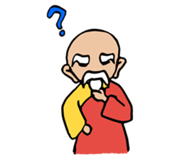 Blessing ( Abbot and Monk ) sticker #9275559