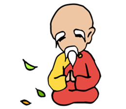 Blessing ( Abbot and Monk ) sticker #9275572