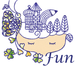 Continuous drawing sticker #9287482