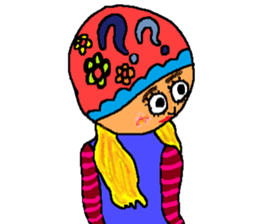 Imagination girl sticker #9310386