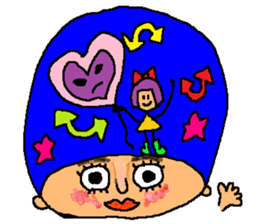 Imagination girl sticker #9310387