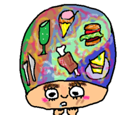 Imagination girl sticker #9310391