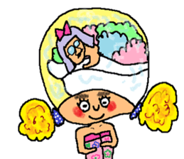 Imagination girl sticker #9310394