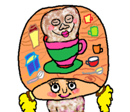 Imagination girl sticker #9310396
