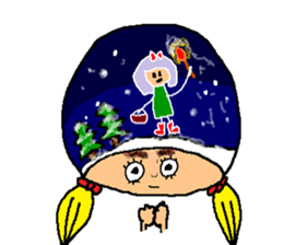 Imagination girl sticker #9310399