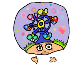 Imagination girl sticker #9310400