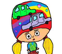 Imagination girl sticker #9310401