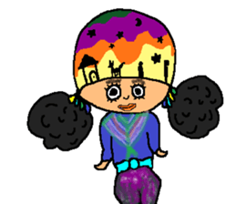 Imagination girl sticker #9310406