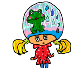 Imagination girl sticker #9310407